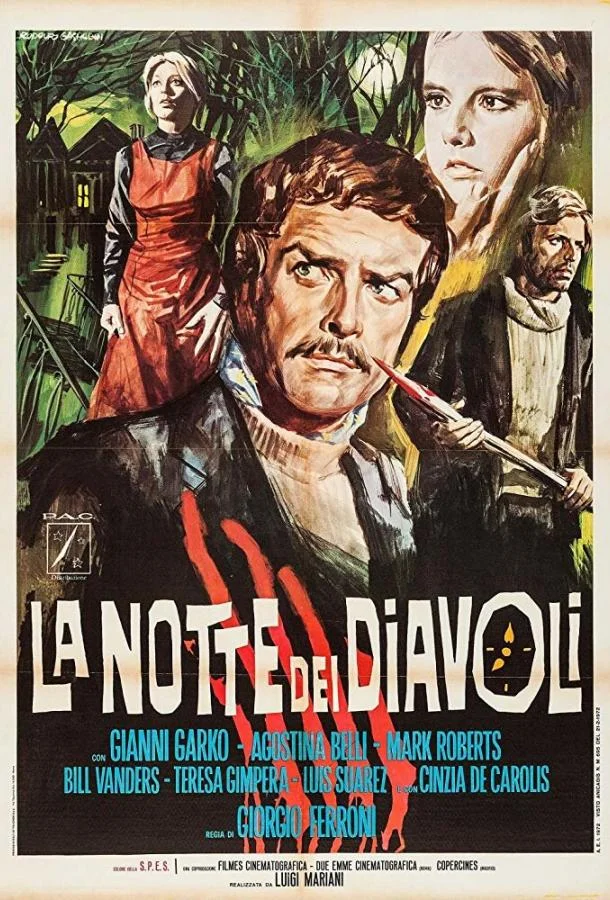 Смотреть Фильм Ночь дьяволов(1972) бесплатно